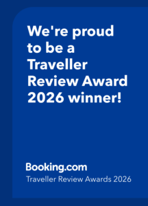 2026 Travel Award presented to Sunrise Motel Barooga by Booking.com
